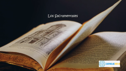 Lección 36 - Los Sacramentales